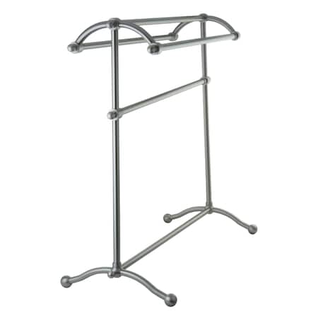 Kingston Brass SCC2298 Pedestal Towel Rack, Brushed Nickel SCC2298